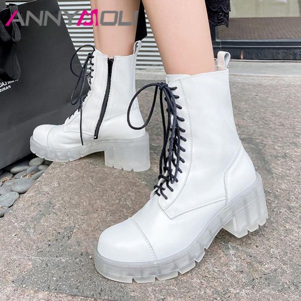 boots annymoli real leather ankle platform high heel woman lace up thick short zip ladies shoes white size 40, Black
boots annymoli real leather ankle platform high heel woman lace up thick short zip ladies shoes white size 40, Black