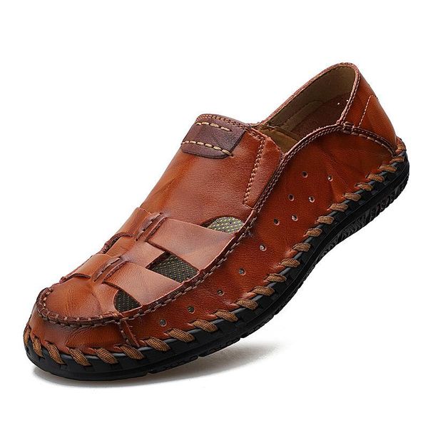 dress shoes 2021 summer leather men sandals fashion breathable male flats comfortablesoft men's beach slippers casual for man, Black
dress shoes 2021 summer leather men sandals fashion breathable male flats comfortablesoft men's beach slippers casual for man, Black