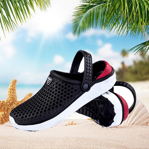 slippers men women sandals garden shoes breathable fashion hollow clog aqua trekking beach size 36-45, Black
slippers men women sandals garden shoes breathable fashion hollow clog aqua trekking beach size 36-45, Black