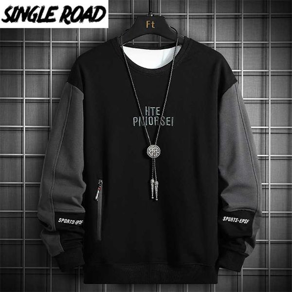single road crewneck sweatshirt men embroidery patchwork oversized japanese streetwear hip hop black hoodie men sweatshirts 211014
single road crewneck sweatshirt men embroidery patchwork oversized japanese streetwear hip hop black hoodie men sweatshirts 211014