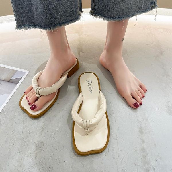 slippers casual square toe female shoes rubber flip flops slides low luxury 2021 hawaiian flat rome pu fashion, Black
slippers casual square toe female shoes rubber flip flops slides low luxury 2021 hawaiian flat rome pu fashion, Black