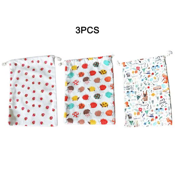 storage bags 3 pcs cotton portable package bag foldable drawstring small make up travel cloth gift pouch household supplies
storage bags 3 pcs cotton portable package bag foldable drawstring small make up travel cloth gift pouch household supplies