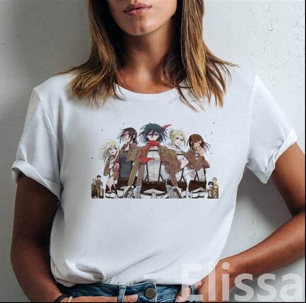 japanese anime shingeki no kyojin attack on titan t shirts womens t shirt short sleeve female harajuku aesthetic clothing, White
japanese anime shingeki no kyojin attack on titan t shirts womens t shirt short sleeve female harajuku aesthetic clothing, White