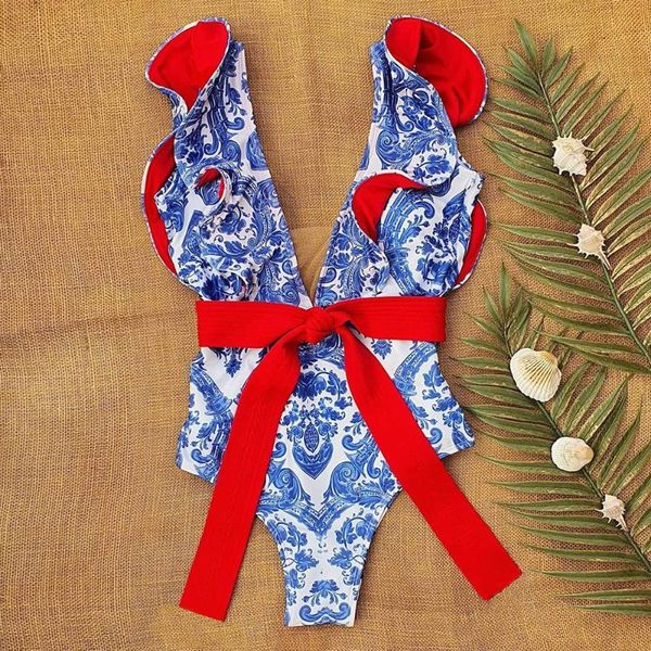 one-piece suits 2021 ruffle print floral one piece strappy slimming swimwear women swimsuit deep-v bathing suit beach wear monkini
one-piece suits 2021 ruffle print floral one piece strappy slimming swimwear women swimsuit deep-v bathing suit beach wear monkini