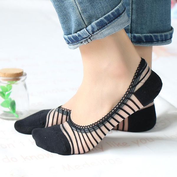socks & hosiery 2 pairs/lot woman spring/summer cute crystal silk stripe breathable sock slippers feminino stealth 5 color invisible lace me, Black;white
socks & hosiery 2 pairs/lot woman spring/summer cute crystal silk stripe breathable sock slippers feminino stealth 5 color invisible lace me, Black;white