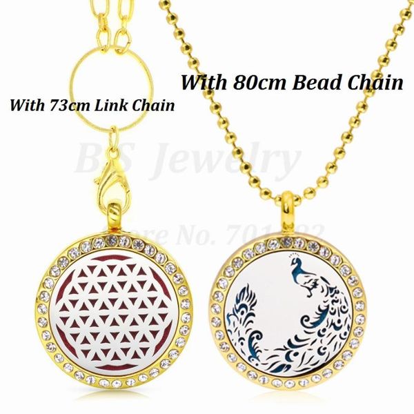 pendant necklaces multiple choices 25mm golden color with crystals perfume essential oil diffuser locket necklace(chain&pad), Silver
pendant necklaces multiple choices 25mm golden color with crystals perfume essential oil diffuser locket necklace(chain&pad), Silver