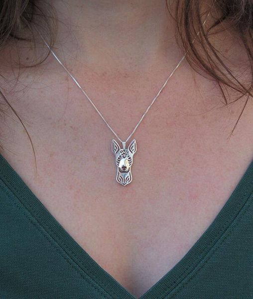 pendant necklaces hollow pet xoloitzcuintle necklace for women christmas gift jewelry, Silver
pendant necklaces hollow pet xoloitzcuintle necklace for women christmas gift jewelry, Silver