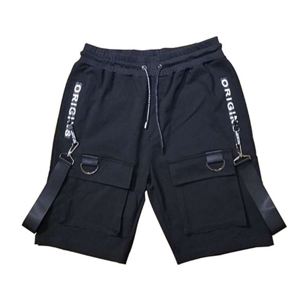 bybb's dark 11 patchwork pockets ribbon cargo shorts men hip hop joggers short 2020 summer oversize streetwear harem short pants c0222, White;black
bybb's dark 11 patchwork pockets ribbon cargo shorts men hip hop joggers short 2020 summer oversize streetwear harem short pants c0222, White;black