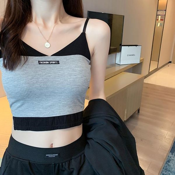 women's tanks & camis japan korean fashion gray corset women bra pad cropped backless beauty back unique sport tank, White
women's tanks & camis japan korean fashion gray corset women bra pad cropped backless beauty back unique sport tank, White