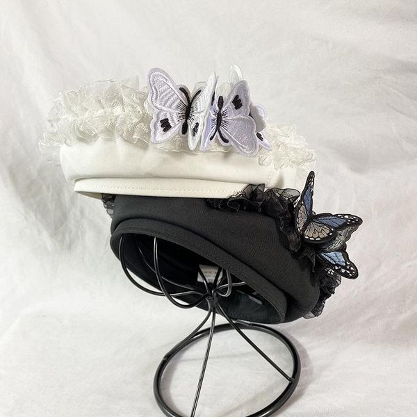 berets three-dimensional butterfly lace beret japan and south korea wild po modeling white painter hat shopping trendy girl, Blue;gray
berets three-dimensional butterfly lace beret japan and south korea wild po modeling white painter hat shopping trendy girl, Blue;gray