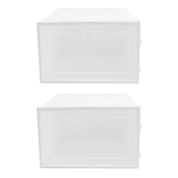 clothing & wardrobe storage 2pcs stackable shoes box male footwear cases household shoe container
clothing & wardrobe storage 2pcs stackable shoes box male footwear cases household shoe container