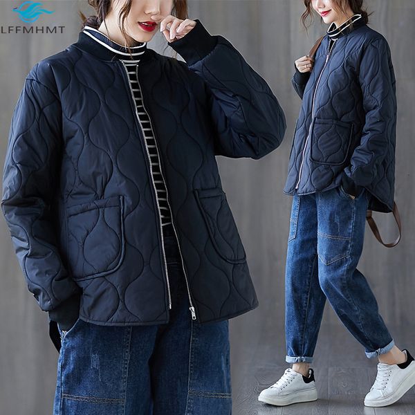 2021 women vintage baseball collar short cotton padded jackets female japanese casual autumn new fashion embossed coats xdal, Black;brown
2021 women vintage baseball collar short cotton padded jackets female japanese casual autumn new fashion embossed coats xdal, Black;brown