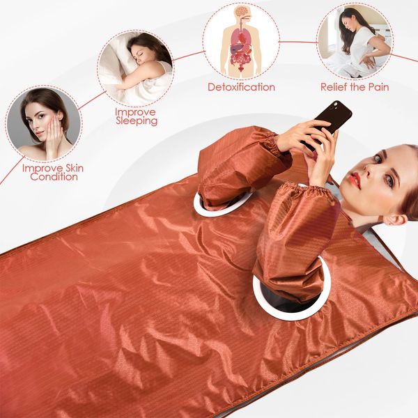 far infrared sauna blanket slimming lymphatic drainage stimulates muscle toning body wrap detox therapy machine with 2 sleeves
far infrared sauna blanket slimming lymphatic drainage stimulates muscle toning body wrap detox therapy machine with 2 sleeves