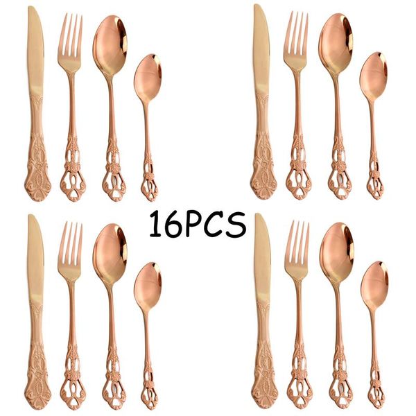 flatware sets 16pcs tableware stainless steel cutlery set knife fork teaspoon dinnerware faltware kitchen
flatware sets 16pcs tableware stainless steel cutlery set knife fork teaspoon dinnerware faltware kitchen