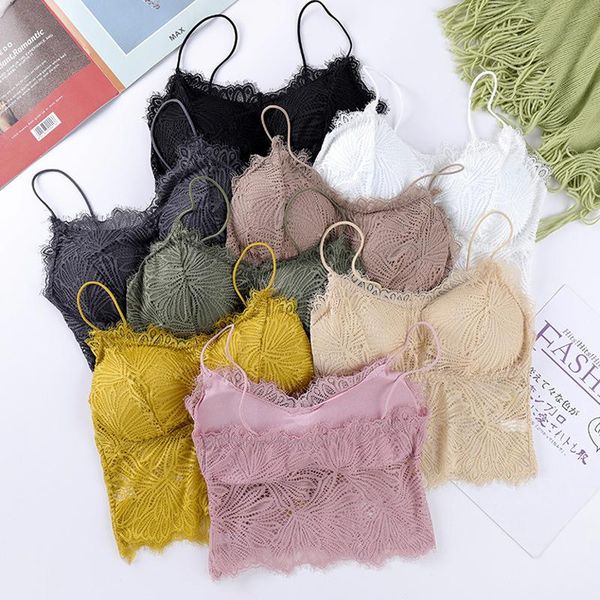 camisoles & tanks 2021 women lace bra female bralette push up seamless tube sleep dormir plus size lingerie underwear brassieres, Black;white
camisoles & tanks 2021 women lace bra female bralette push up seamless tube sleep dormir plus size lingerie underwear brassieres, Black;white