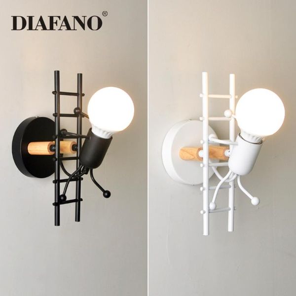 e27 led wall light industrial style iron art villain stairs wall sconce children room bedroom l bedside light fixtures
e27 led wall light industrial style iron art villain stairs wall sconce children room bedroom l bedside light fixtures