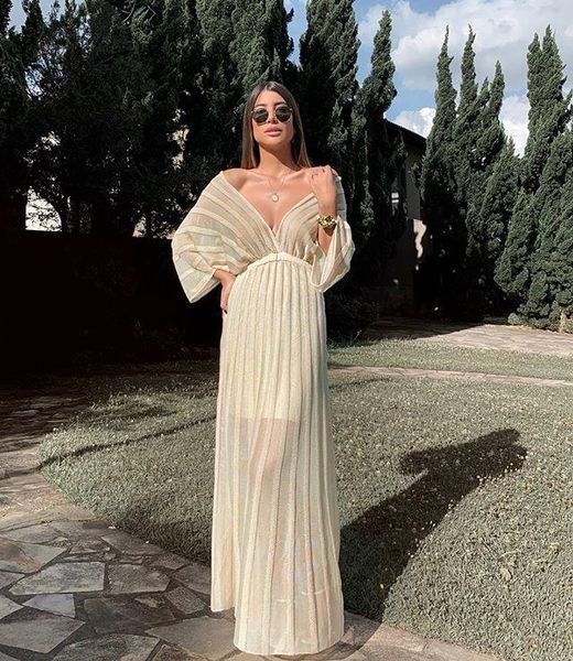 casual dresses ahvit white mesh see through deep v neck women dress full sleeve solid color elegant fashion maxi yl2049, Black;gray
casual dresses ahvit white mesh see through deep v neck women dress full sleeve solid color elegant fashion maxi yl2049, Black;gray
