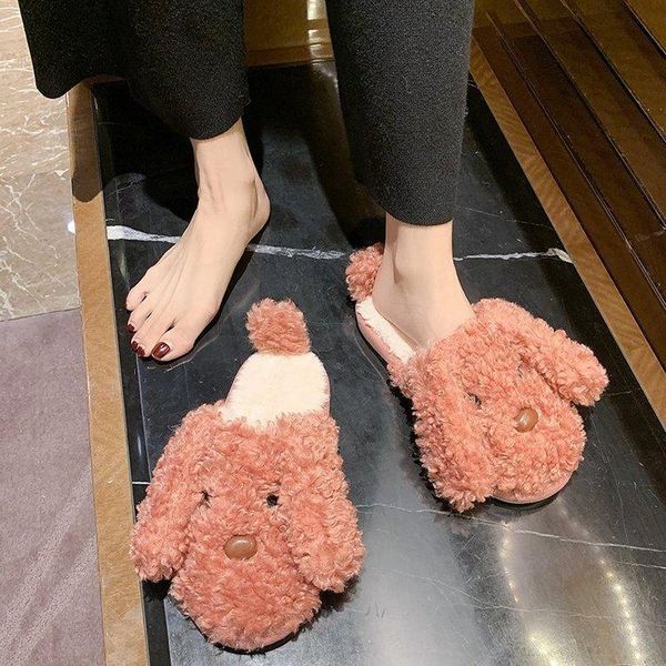 slippers 2021 cartoon plush cotton women's winter thick soled korean home roll baotou, Black
slippers 2021 cartoon plush cotton women's winter thick soled korean home roll baotou, Black