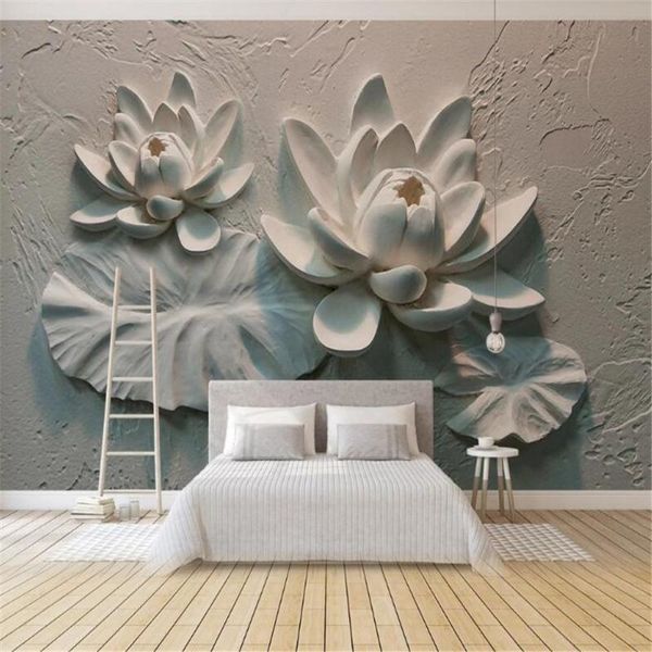 wallpapers milofi customized 3d non-woven wallpaper mural three-dimensional relief lotus background wall decorative painting
wallpapers milofi customized 3d non-woven wallpaper mural three-dimensional relief lotus background wall decorative painting