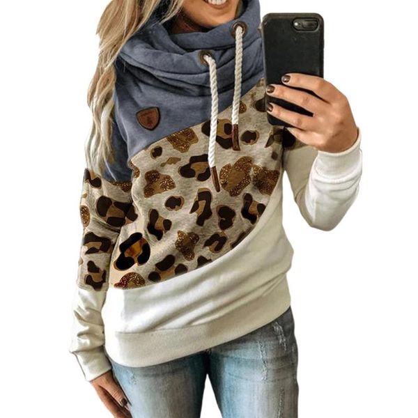 women's hoodies & sweatshirts fashion three color contrast drawstring hooded casual sweatshirt for fall/winter product pullover ladies, Black
women's hoodies & sweatshirts fashion three color contrast drawstring hooded casual sweatshirt for fall/winter product pullover ladies, Black