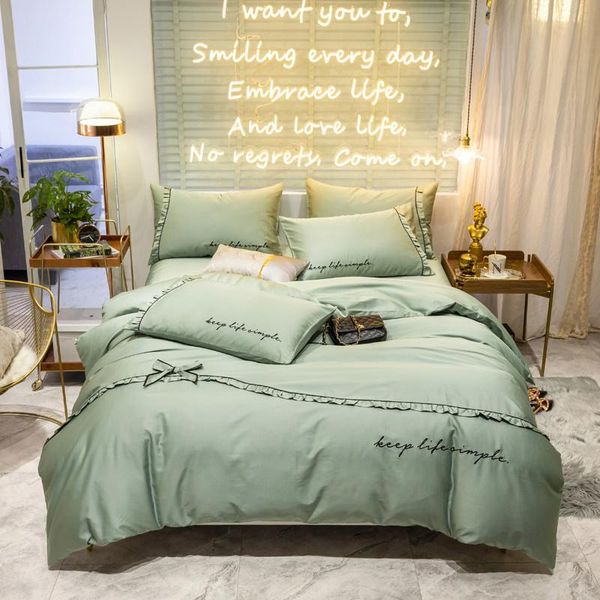 bedding sets michiko home textile european style luxury quilt cover bed sheet pillowcase solid color all cotton double four piece set
bedding sets michiko home textile european style luxury quilt cover bed sheet pillowcase solid color all cotton double four piece set