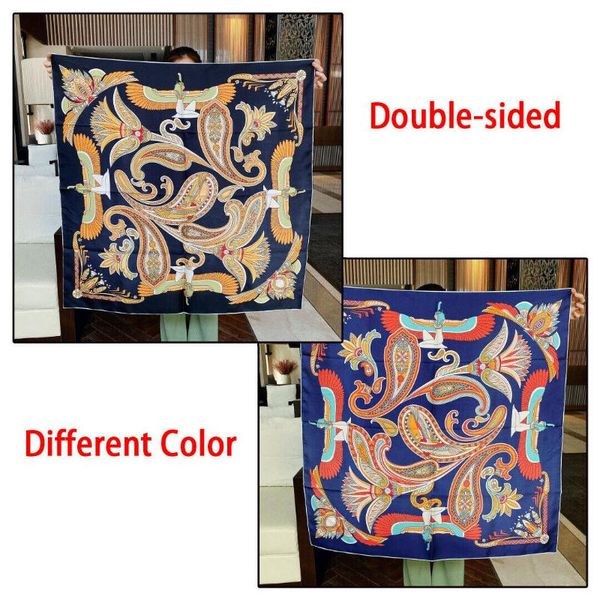 scarves 100% twill silk scarf women vintage boho double-sided paisley & girls print shawl hijab head neck kerchief bandana 90*90cm, Blue;gray
scarves 100% twill silk scarf women vintage boho double-sided paisley & girls print shawl hijab head neck kerchief bandana 90*90cm, Blue;gray