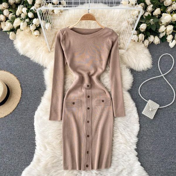 casual dresses singreiny korean sweater dress women retro long sleeve elastic slim short fashion warm autumn winter knitted 2021, Black;gray
casual dresses singreiny korean sweater dress women retro long sleeve elastic slim short fashion warm autumn winter knitted 2021, Black;gray