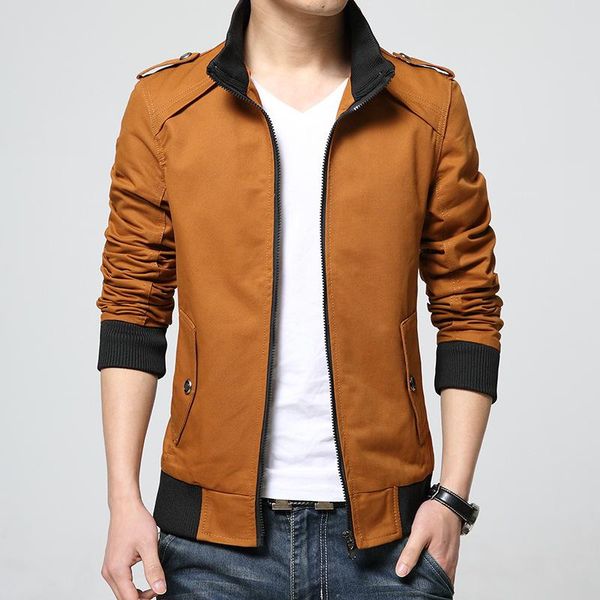 men's jackets cotton coats men spring autumn outwears male stand business casual formal for work clothes, Black;brown
men's jackets cotton coats men spring autumn outwears male stand business casual formal for work clothes, Black;brown