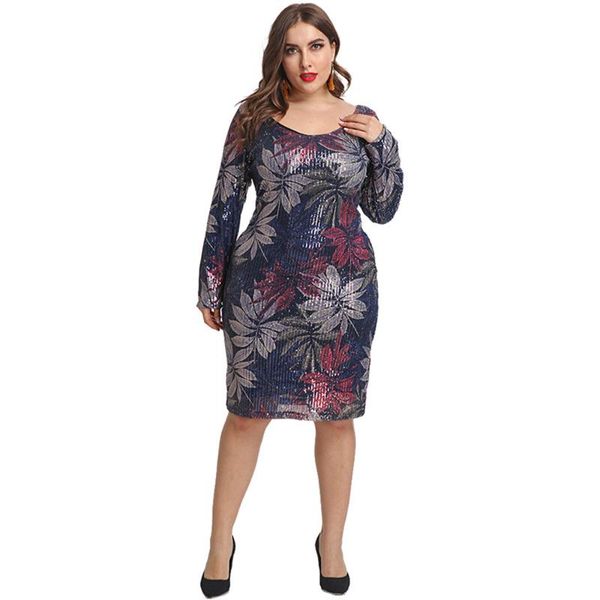 plus size dresses 5xl sequins midi dress african women leaves print long sleeve v neck club party skinny elegant vestidos, Black
plus size dresses 5xl sequins midi dress african women leaves print long sleeve v neck club party skinny elegant vestidos, Black