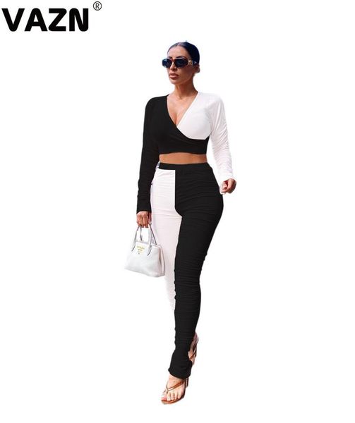 vazn 2021 new comfortable suitable patchwork two piece set o-neck 2 piece set women full sleeve full pant summer sets, Gray
vazn 2021 new comfortable suitable patchwork two piece set o-neck 2 piece set women full sleeve full pant summer sets, Gray