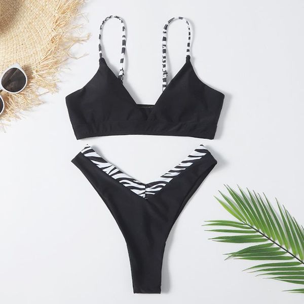 women's swimwear 2021 bikini swimsuit ladies suit swimming beachwear summer, White;black 
women's swimwear 2021 bikini swimsuit ladies suit swimming beachwear summer, White;black