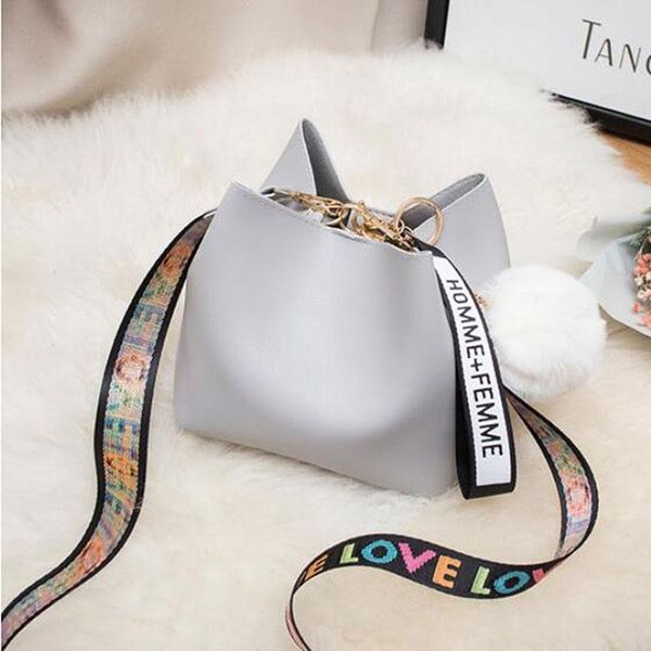 evening bags women buckets bag with colorful strap shoulder pu leather brand designer ladies crossbody messenger
evening bags women buckets bag with colorful strap shoulder pu leather brand designer ladies crossbody messenger