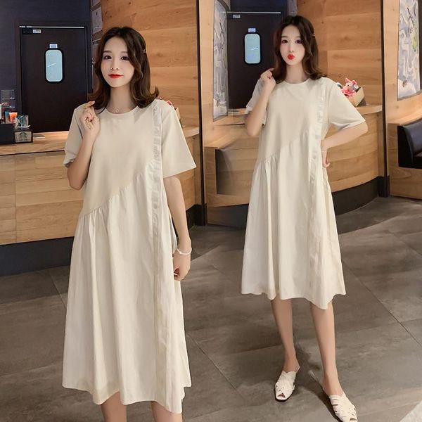maternity dresses summer casual cotton patchwork dress large size loose clothes for pregnant women slim pregnancy clothing, White
maternity dresses summer casual cotton patchwork dress large size loose clothes for pregnant women slim pregnancy clothing, White