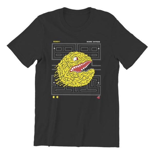 men's t-shirts t-shirt voracious monster black kawaii hip hop friends korean style 125447, White;black 
men's t-shirts t-shirt voracious monster black kawaii hip hop friends korean style 125447, White;black