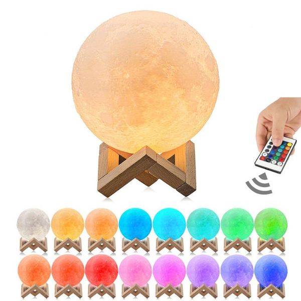 night lights dimmable light 3d led moon lamp remote control for kids lover birthday gifts creativity touch 16 colors change
night lights dimmable light 3d led moon lamp remote control for kids lover birthday gifts creativity touch 16 colors change