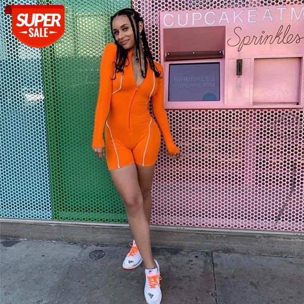 2020 Sexy Women Long Sleeve Autumn Bodycon Jumpsuit Sports Front Zipper Shorts Reflective V-neck Jumpsuit Playsuit Streetwear #f80m, White
2020 Sexy Women Long Sleeve Autumn Bodycon Jumpsuit Sports Front Zipper Shorts Reflective V-neck Jumpsuit Playsuit Streetwear #f80m, White