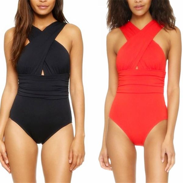 one-piece suits cross bathing suit for women wide strappy swimsuits women's xxl pad monokini red black maillot de bain
one-piece suits cross bathing suit for women wide strappy swimsuits women's xxl pad monokini red black maillot de bain