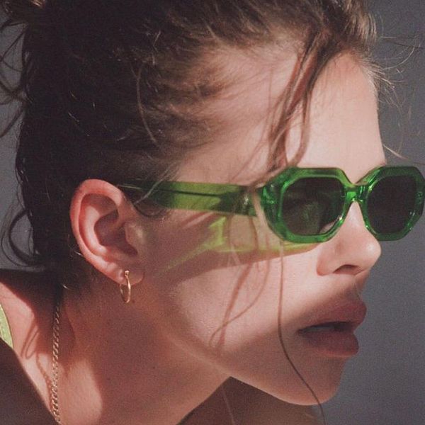 sunglasses vintage polygon candy color square for women fashion crystal frame sun glasses female purple green gradient shade, White;black 
sunglasses vintage polygon candy color square for women fashion crystal frame sun glasses female purple green gradient shade, White;black