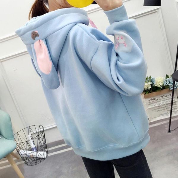 women's blouses & shirts autumn women hoodie pullover girls ears oversized solid color hooded sweatshirt loose jumper blouse to, White
women's blouses & shirts autumn women hoodie pullover girls ears oversized solid color hooded sweatshirt loose jumper blouse to, White