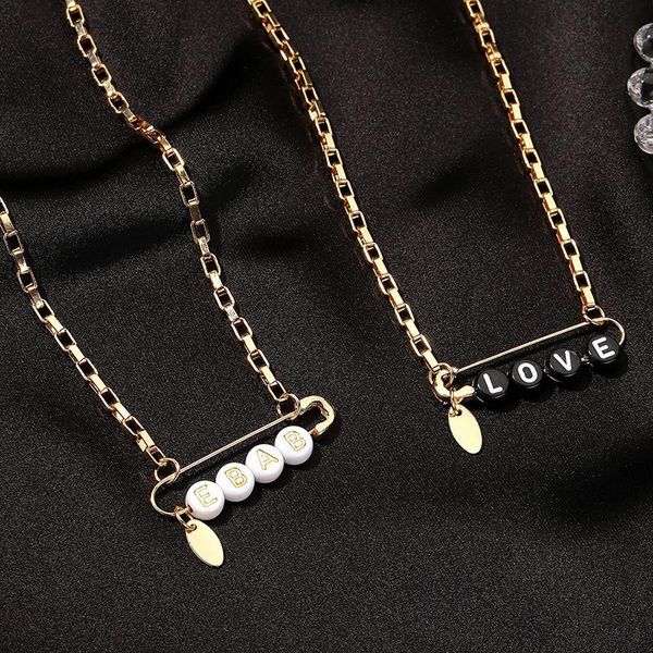 chains gold color statement necklace for women 2021 unqiue pin desing letters pendant necklaces sweater punk accessories, Silver
chains gold color statement necklace for women 2021 unqiue pin desing letters pendant necklaces sweater punk accessories, Silver