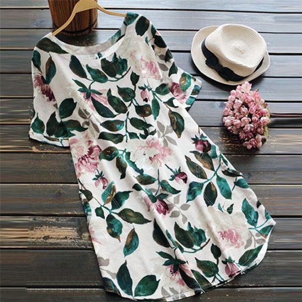 party dresses summer women dress lady floral print a-line o-neck short-sleeve casual beach plus size, White;black
party dresses summer women dress lady floral print a-line o-neck short-sleeve casual beach plus size, White;black