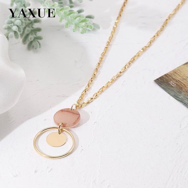 chains yam32 fashion designer's resin circle pendant versatile long style necklace, Silver
chains yam32 fashion designer's resin circle pendant versatile long style necklace, Silver