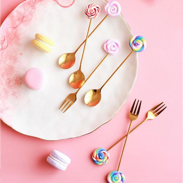 4pcs golden spoon and fork sets 304 stainless steel dinnerware coffee dessert ice cream cake spoons forks stirring teaspoon
4pcs golden spoon and fork sets 304 stainless steel dinnerware coffee dessert ice cream cake spoons forks stirring teaspoon