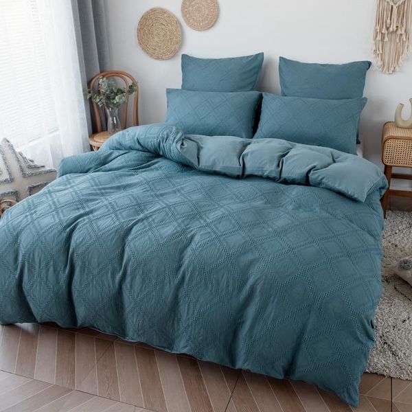 bedding sets plain waffle kit geometric grid duvet cover pillowcases set twin king size blue white
bedding sets plain waffle kit geometric grid duvet cover pillowcases set twin king size blue white