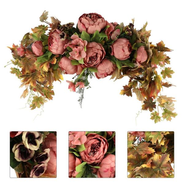 decorative flowers & wreaths flower door wreath swag artificial festival decor 1 pc garland
decorative flowers & wreaths flower door wreath swag artificial festival decor 1 pc garland