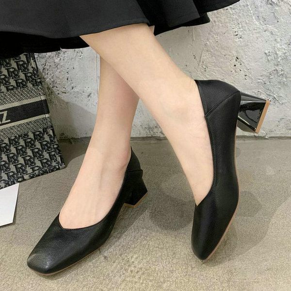 dress shoes size 34-40 2021 autumn women square toes soild pumps high heels comfy shallow for woman office ladies party shoe, Black
dress shoes size 34-40 2021 autumn women square toes soild pumps high heels comfy shallow for woman office ladies party shoe, Black