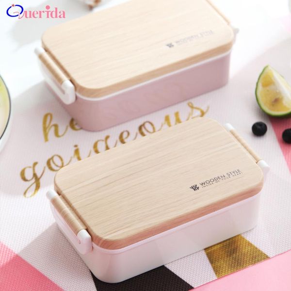 dinnerware sets 450ml portable leakproof wooden sense lunch box double buckle container for kids school office with chopsticks bento
dinnerware sets 450ml portable leakproof wooden sense lunch box double buckle container for kids school office with chopsticks bento