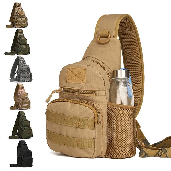 outdoor bags multifunctional tactical chest bag army fan riding one shoulder camouflage backpack with water bottle cover
outdoor bags multifunctional tactical chest bag army fan riding one shoulder camouflage backpack with water bottle cover