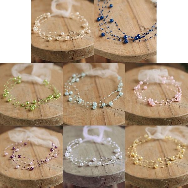 hair accessories born pography prop baby pearl headband princess infant headdress band, Slivery;white
hair accessories born pography prop baby pearl headband princess infant headdress band, Slivery;white