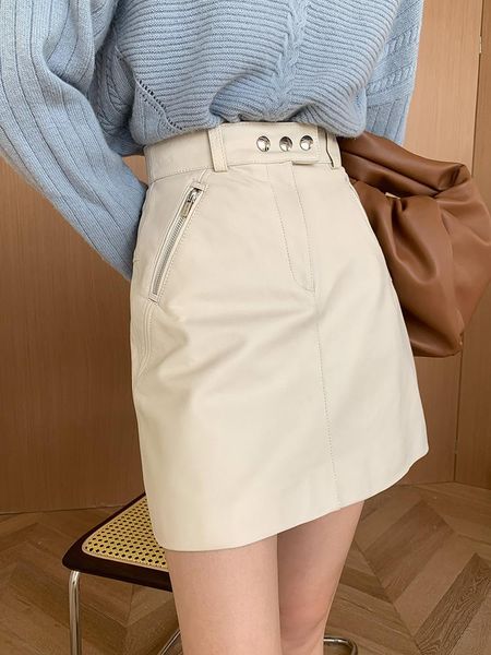 skirts spring 2021 black and white two-color a-line sheepskin leather mini skirt slanted pockets genuine sashes shein
skirts spring 2021 black and white two-color a-line sheepskin leather mini skirt slanted pockets genuine sashes shein